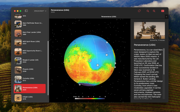 Mars Info - 火星探索[macOS、iOS、Apple TV][￥38→0]