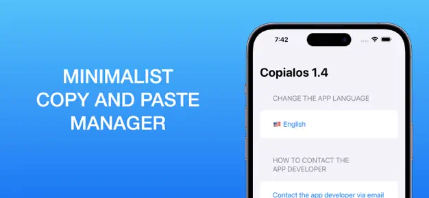 Copialos - 粘贴板管理工具[macOS、iOS][￥15→0]