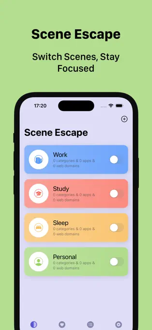 SceneEscape - 隐藏应用、保持专注[iOS][内购限免]