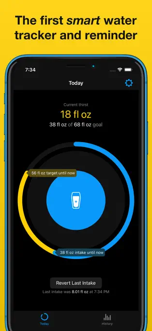 Thirstic - 智能饮水记录跟踪提醒工具[iPhone、Apple Watch][内购限免]