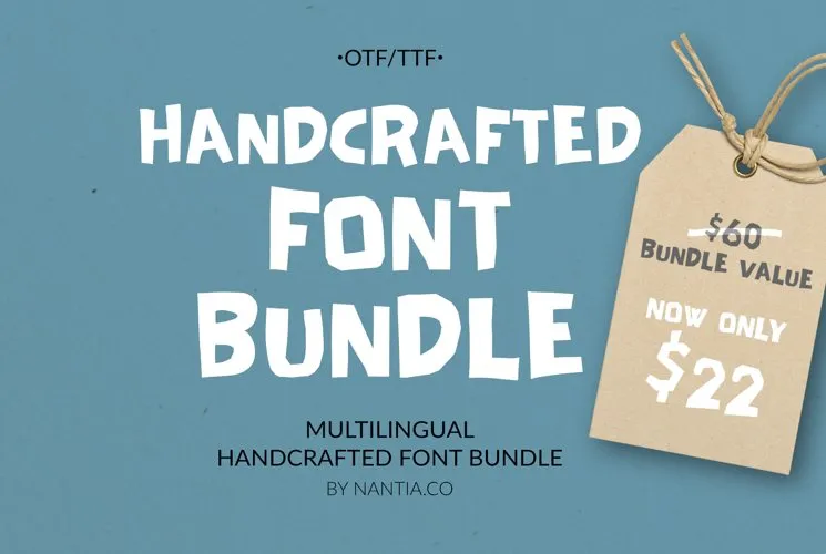 限时免费获取字体包 Handwritten Font Bundle Pack[Windows、macOS][$22→0]