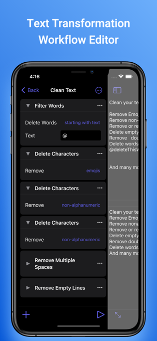 Text Workflow - 文本格式转换工具[iOS][￥22→0]