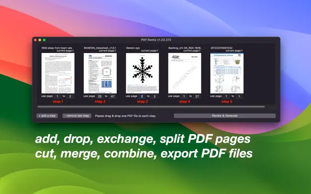 PDF Remix - PDF 文档合并拆分工具[macOS]