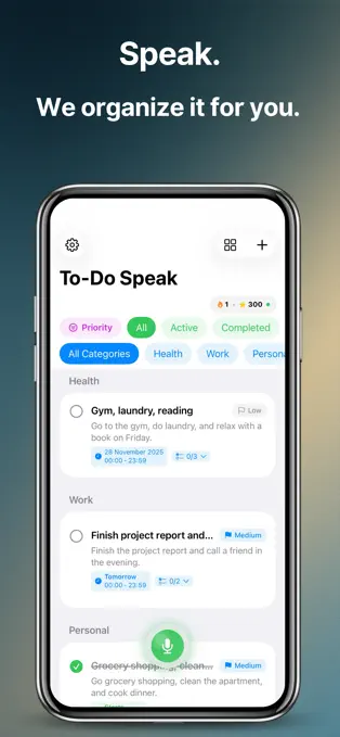 To-Do Speak - AI 语音清单[iPhone][内购限免]