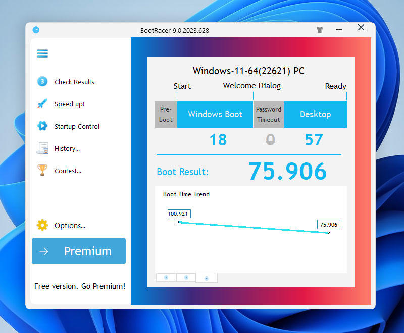 BootRacer Premium – 系统启动提速工具[Windows][$39.95→0]