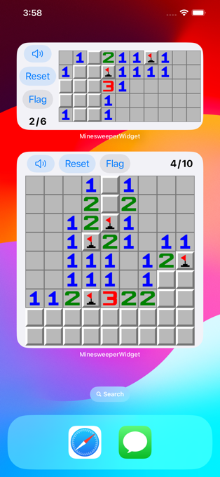 Minesweeper Classic Widget - 在小组件上玩扫雷[macOS、iOS][美区内购限免]
