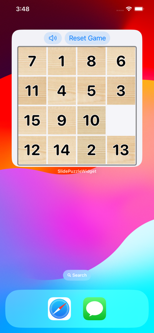 Slide Puzzle Classic Widget - 在小组件上玩滑块拼图[macOS、iOS][美区内购限免]