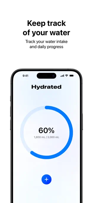 Hydrated - 喝水记录、提醒工具[iPhone、Apple Watch][内购限免]