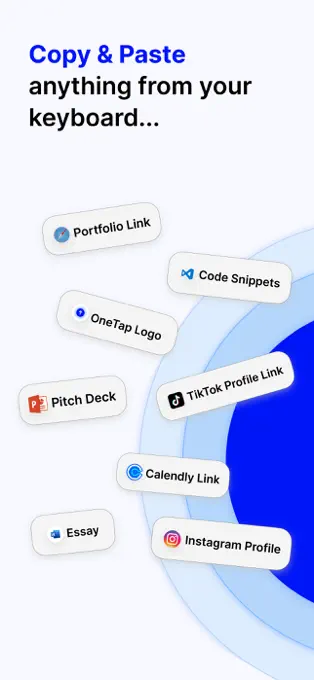 OneTap - 键盘快捷方式[iOS、macOS、Apple Vision Pro][美区1年内购限免]