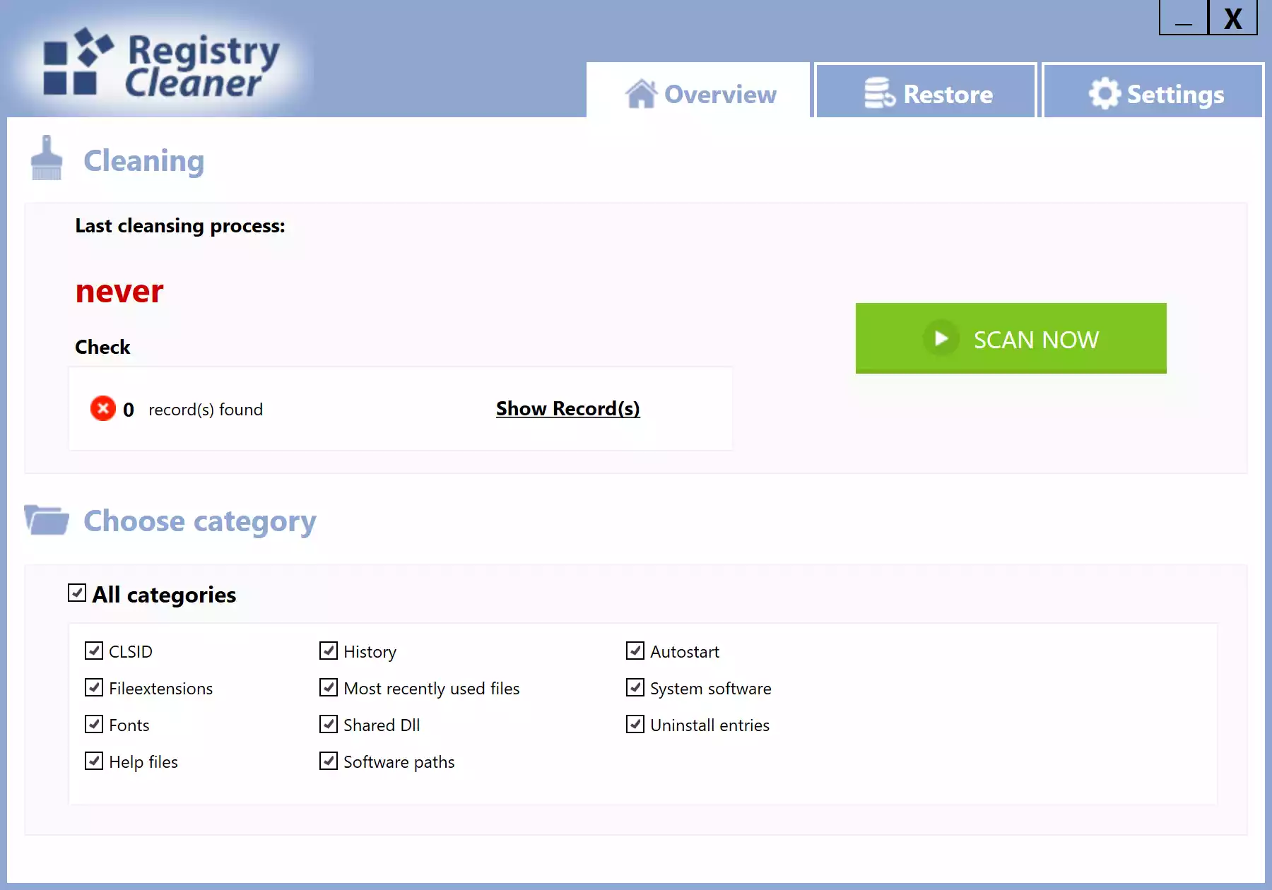 Abelssoft RegistryCleaner - 注冊表清理工具[Windows]