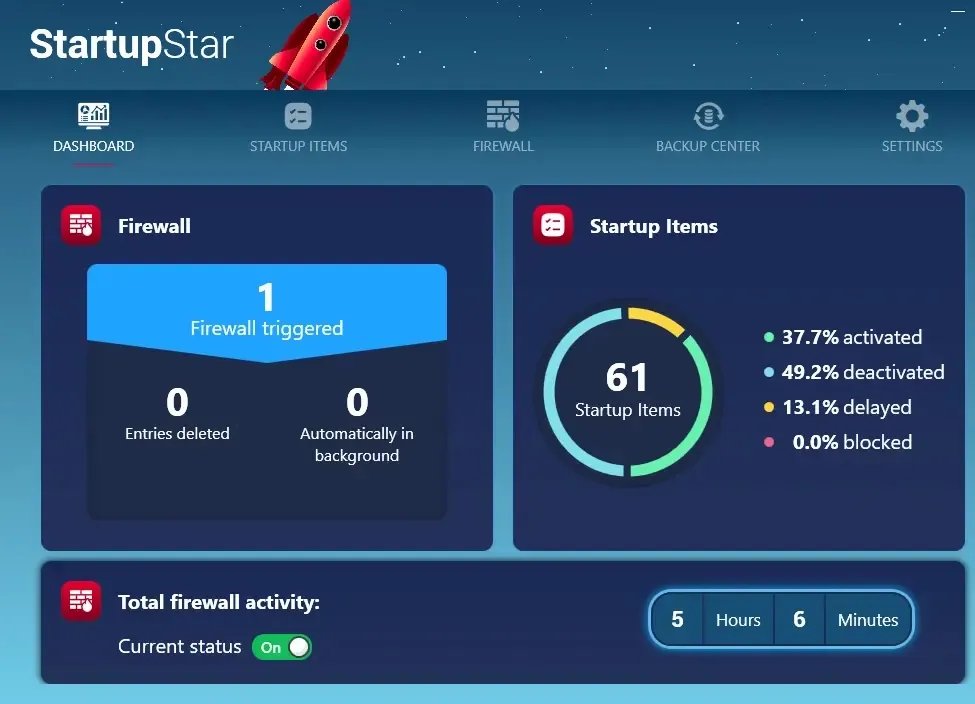 StartupStar – 系统启动项管理软件[终身不可更新版本][Windows][€19.9→0]-反斗限免