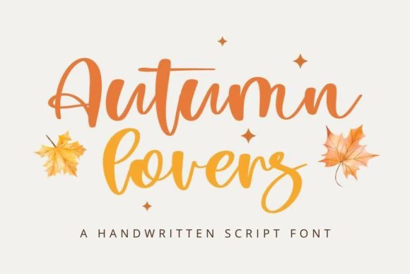 限时免费获取字体 Autumn Lovers[Windows、macOS][$10→0]