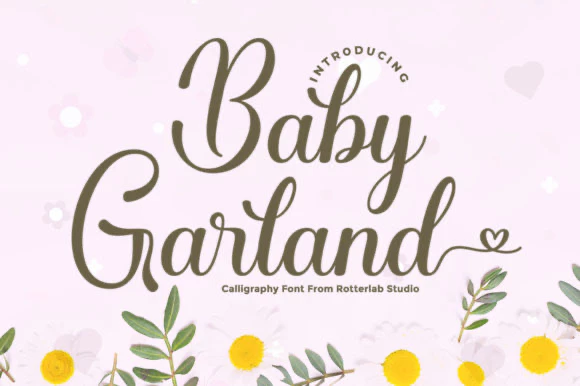 免费获取字体 Baby Garland Font[Windows、macOS]