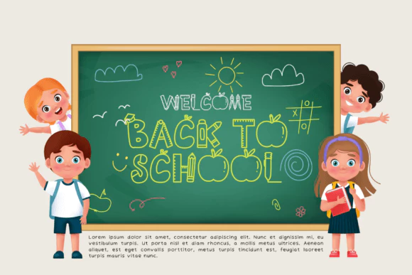 限时免费获取字体 Back to School Font[Windows、macOS]