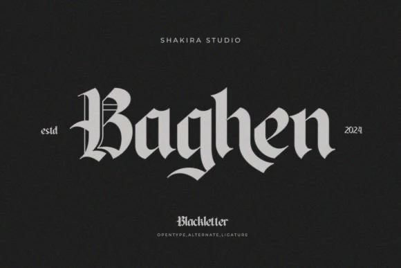 限时免费获取字体 Baghen[Windows、macOS][$16→0]
