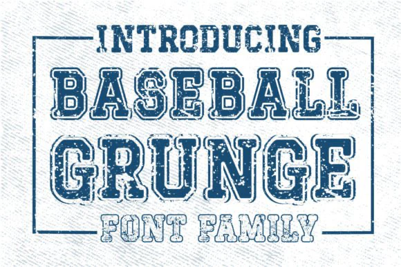 限时免费获取字体 Baseball Grunge[Windows、macOS][$18→0]-反斗限免