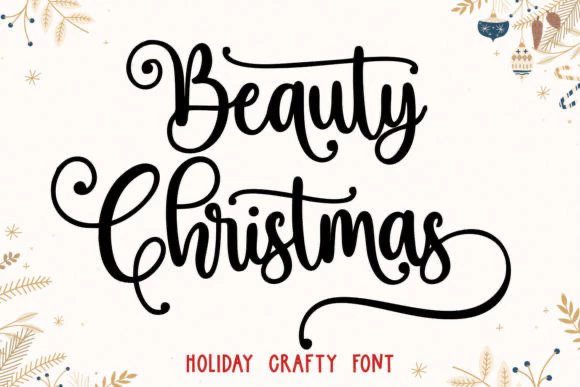 限时免费获取字体 Beauty Christmas[Windows、macOS][$19→0]-反斗限免
