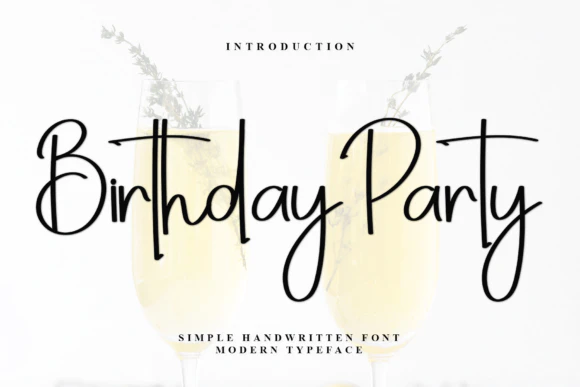 限时免费获取字体 Birthday Party[Windows、macOS][$16→0]