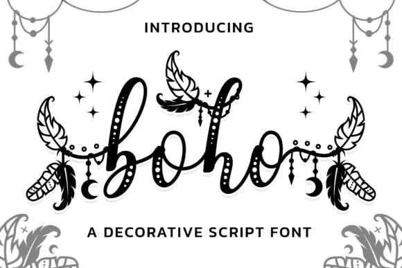 限时免费获取字体 Boho[Windows、macOS][$15→0]