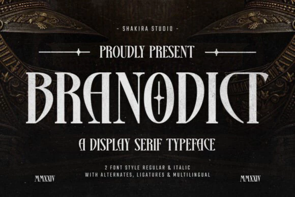 限时免费获取字体 Branodict[Windows、macOS][$17→0]