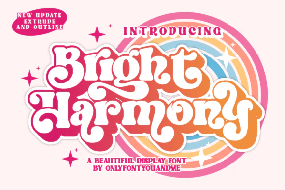 限时免费获取字体 Bright Harmony[Windows、macOS][$15→0]