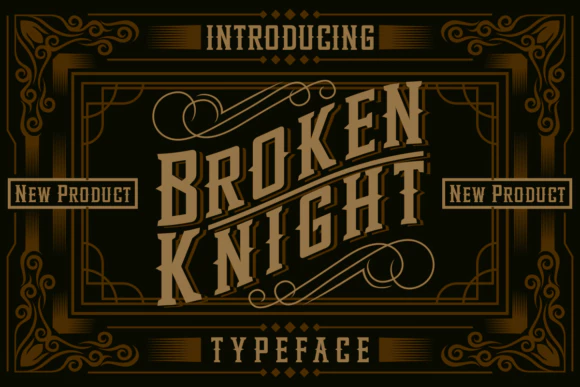 限时免费获取字体 Broken Knight[Windows、macOS][$12→0]