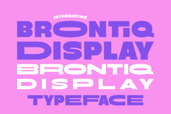 限时免费获取字体 Brontiq[Windows、macOS][$17→0]