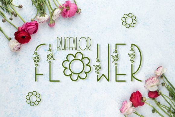 限时免费获取字体 Buffalor Flower[Windows、macOS][$12→0]