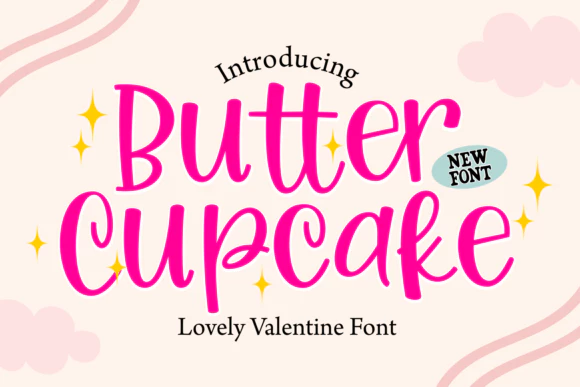 限时免费获取字体 Butter Cupcake Font[Windows、macOS]