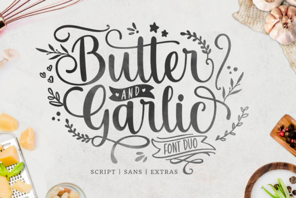 限时免费获取字体 Butter and Garlic[Windows、macOS][$14→0]