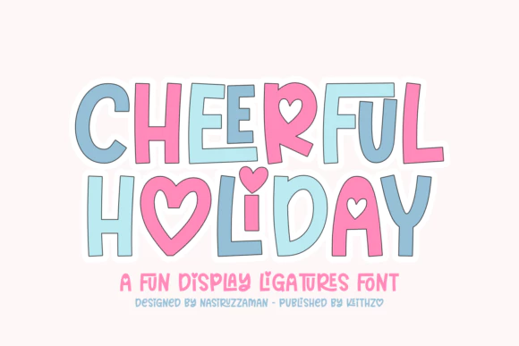 限时免费获取字体 Cheerful Holiday[Windows、macOS][$15→0]