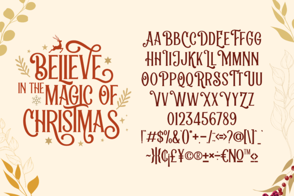 免费获取字体 Christmas Dreams Font[Windows、macOS]