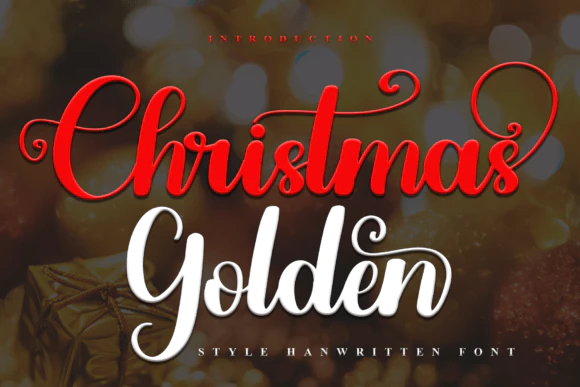 限時免費獲取字體 Christmas Golden[Windows、macOS][$16→0]