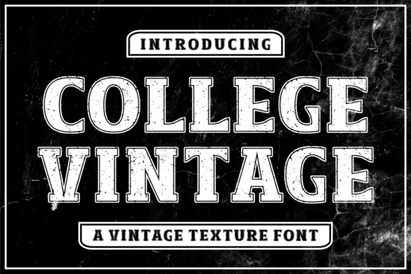 限时免费获取字体 College Vintage[Windows、macOS][$15→0]