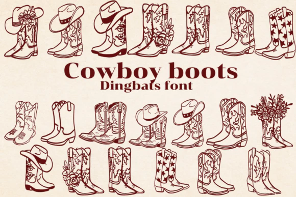 限时免费获取字体 Cowboy Boots[Windows、macOS][$40→0]