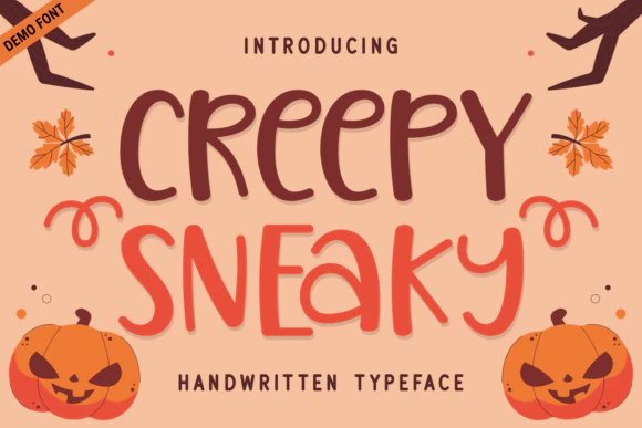 限时免费获取字体 Creepy Sneaky Demo Font[Windows、macOS]