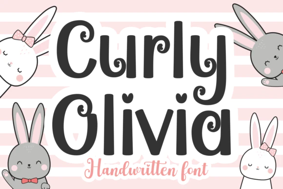 限时免费获取字体 Curly Olivia Font[Windows、macOS]