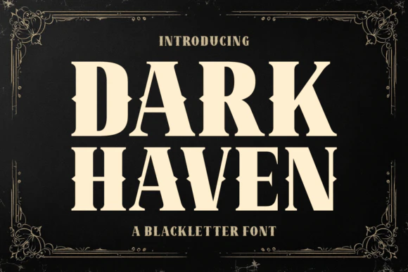 限时免费获取字体 Dark Haven[Windows、macOS]