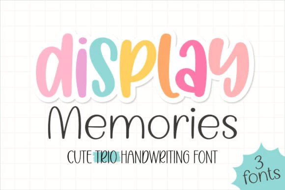 限时免费获取字体 Display Memories Font[Windows、macOS]