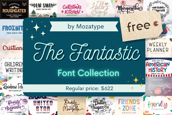 免费获取字体包 The Fantastic Font Collection[Windows、macOS][$622→0]