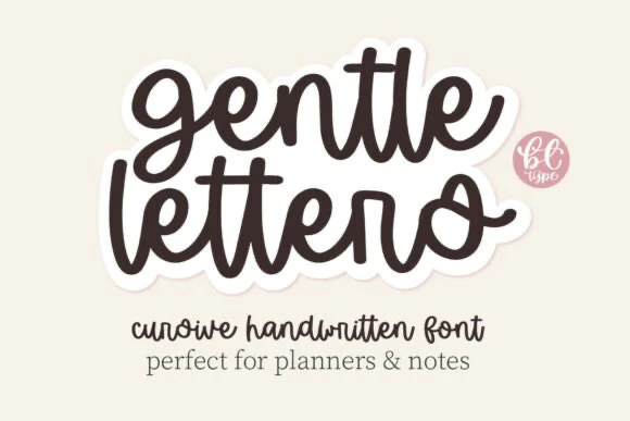 限时免费获取字体 Gentle Letters[Windows、macOS][$18→0]