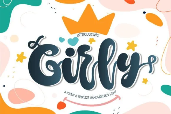 限时免费获取字体 Girly[Windows、macOS][$18→0]