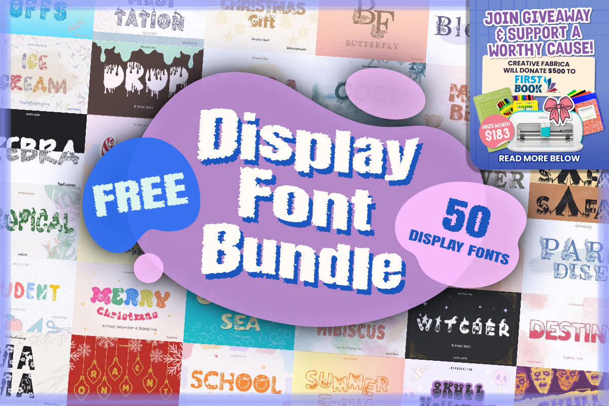 免费获取字体包 Display Font Bundle[Windows、macOS][$650→0]