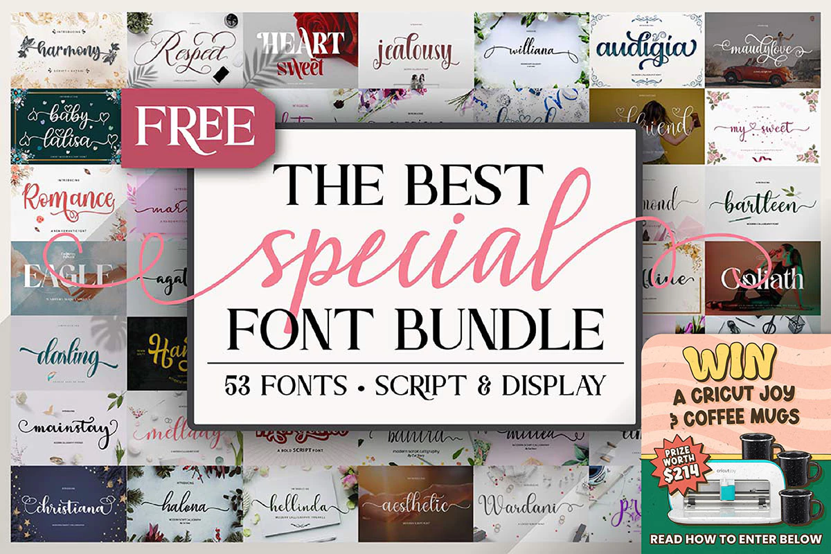 免费获取字体包 The Best Special Font Bundle[Windows、macOS][$629→0]