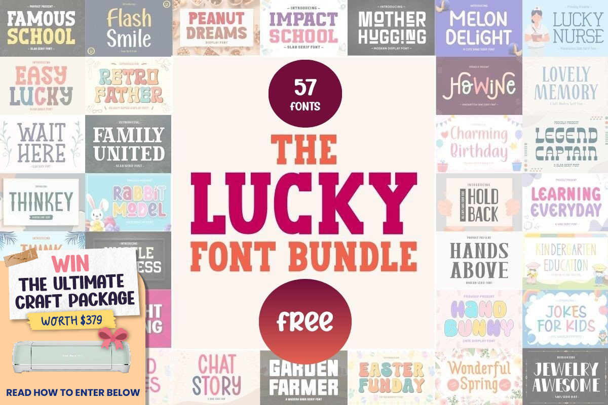 免费获取字体包 The Lucky Font Bundle[Windows、macOS][$840→0]
