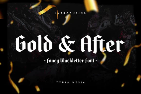 限时免费获取字体 Gold and After[Windows、macOS][$19→0]