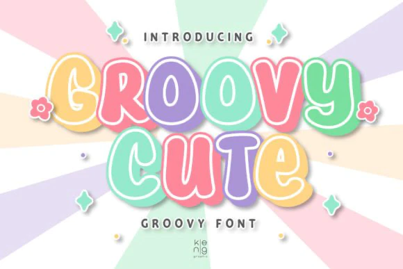 限时免费获取字体 Groovy Cute[Windows、macOS][$14→0]-反斗限免