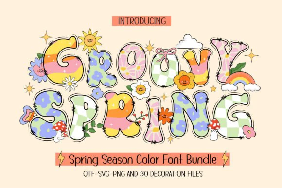 限时免费获取字体 Groovy Spring Font[Windows、macOS]