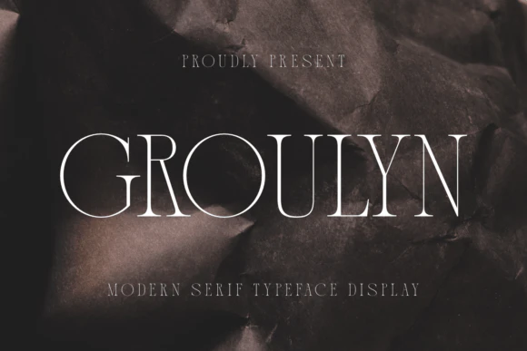 限时免费获取字体 Groulyn[Windows、macOS]