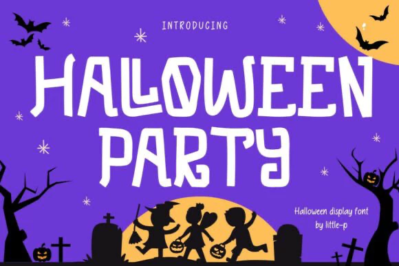 限时免费获取字体 Halloween Party[Windows、macOS][$10→0]